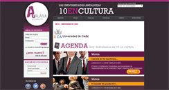 Desktop Screenshot of cadiz.diezencultura.es